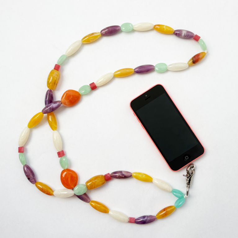 Chaîne de téléphone longue 120 cm Apaïa modèle Coco