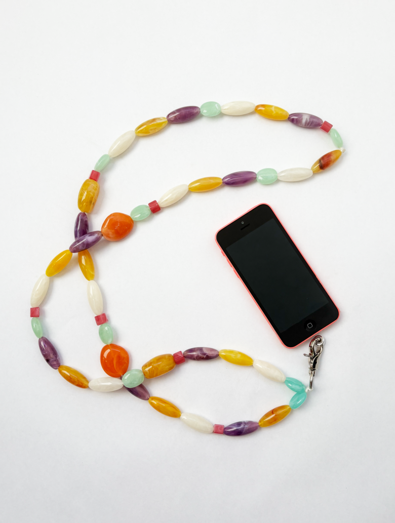 Chaîne de téléphone longue 120 cm Apaïa modèle Coco