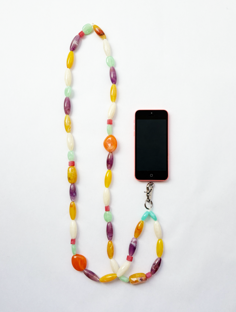 Chaîne de téléphone longue 120 cm Apaïa modèle Coco