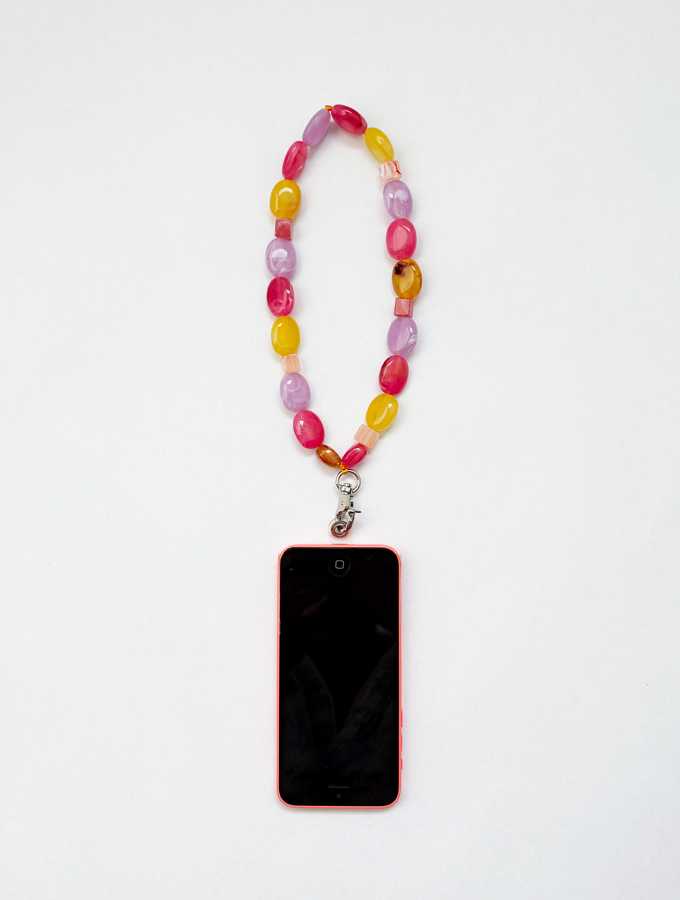 Chaîne de téléphone courte 36 cm Apaïa modèle Baya